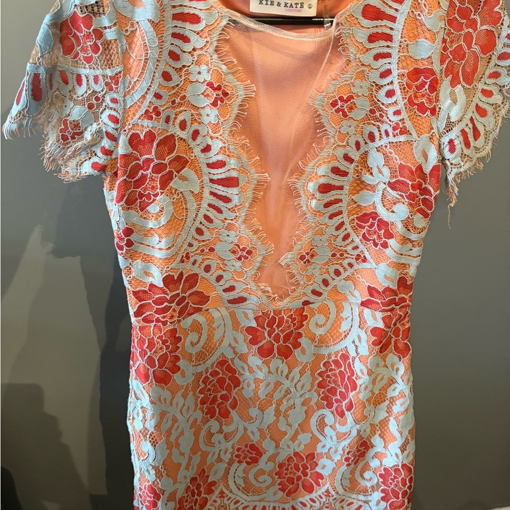 Colorful Lace Dress